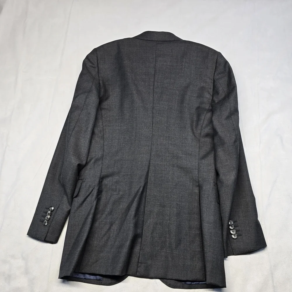 suitsupply vitale barberis canonico blazer Men Size 38r‎ Grey Super 110s